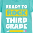 thumbnail image 3 of Instant Message - Ready To Rock Third Grade - Toddler And Youth Girls Short Sleeve Graphic T-Shirt, 3 of 6