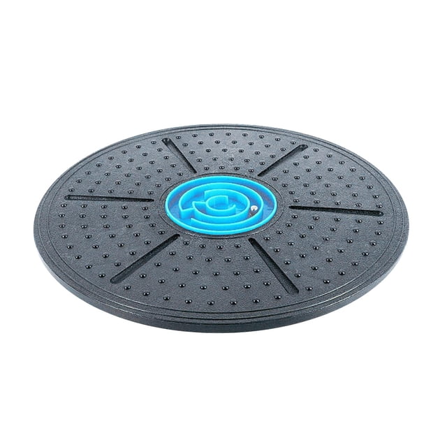 Balance Board Core Training Fitness 36 cm Ejercicio de entrenamiento de diámetro Anti antislibanes Adultos Estabilidad de regalo Disco de Azul