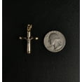 thumbnail image 2 of 14k Real Solid Gold Jesus Crucifix Pendants Necklace, with 3mm Miami Cuban Chain Necklace , Cross Pendant , Gold Inri Cross, Gift (Chain Lenght:with 22'' chain;), 2 of 3