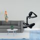 thumbnail image 2 of Estatua abstracta de María Pensadora, figura de dama, obra de arte moderna, adorno decorativo de mesa, escultura de resina bendita, estante, 2 of 8