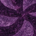thumbnail image 2 of United Weavers Finesse Shag Area Rug 2100 21783 Pinnacle Violet Vines Waves 5' 3" x 7' 2" Rectangle, 2 of 2