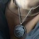 thumbnail image 5 of Animales Hombres Colgante Patrón Fuera Retro Ahuecamiento Sólido Artesanía Collar Collares Colgantes, 5 of 7