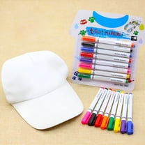 CCOCC Fabric Markers Pens Set,Indelible and Permanent Fabric Paint Textile Marker Pen