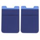 thumbnail image 1 of 2 fundas adhesivas de doble capa para teléfono, con bolsillo trasero tipo parche (azul marino), 1 of 5