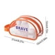 thumbnail image 3 of Bolso de playa transparente impermeable de PVC para separación húmeda y seca • Organizador transparente de maquillaje de baño • Almacenamiento con cremallera para gafas, bañadores, viajes, piscina, 3 of 6