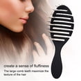 thumbnail image 5 of Cepillo de pelo curvo con ventilación, cepillo desenredante con cerdas de nailon, separa el cabello y elimina los enredos, 5 of 5