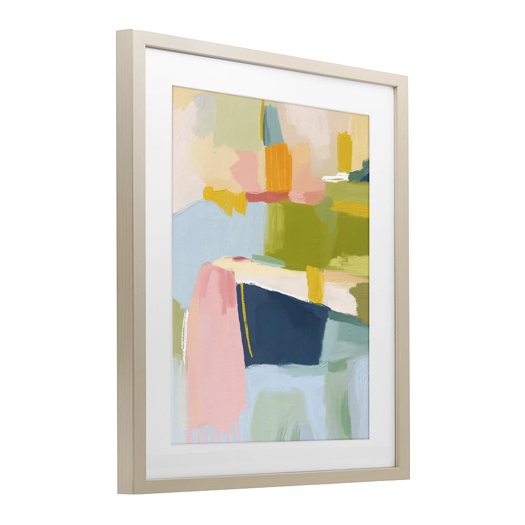 Stupell Industries Pastel Wonder Brushstrokes Birch Framed Print Under Glass, design by Lisa Nohren