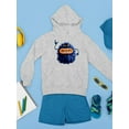 thumbnail image 3 of Scary Hairy Monster Hoodie Juniors -Image by Shutterstock,  Large, 3 of 4