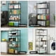 thumbnail image 5 of Estante de Almacenamiento de Metal de 5 Niveles(55x30x150CM), Estante Organizador Resistente, Rack Organizador Ajustable, Anaquel, 4 S-Ganchos, 5 Tablero de PP, Cocina, Oficina, Despensa, Microondas, 5 of 6