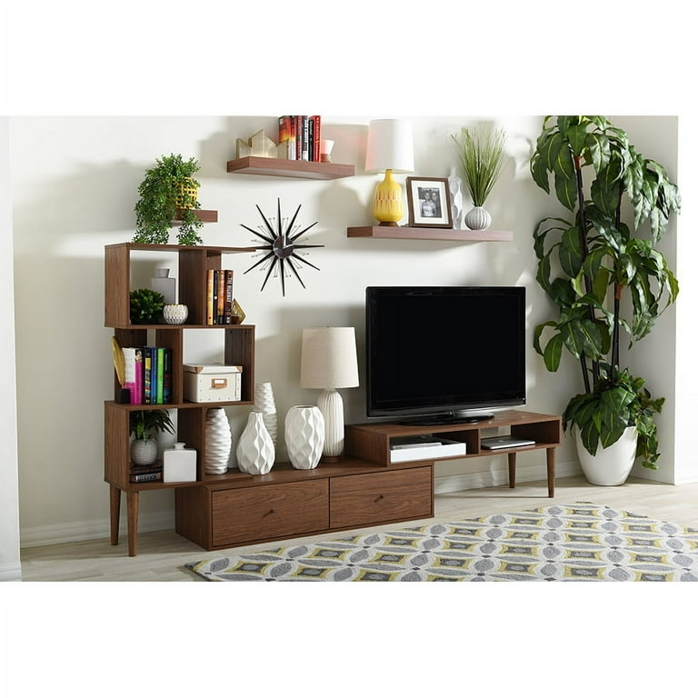 Baxton Studio Haversham Mid-century Retro Modern TV Stand Entertainment Center and Display Unit Baxton Studio Haversham Mid-century Retro Modern TV Stand Entertainment Center and Display Unit