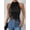 Black, variant on Halter Neck Sequined Vest Women's Slim-Fit Versatile Top