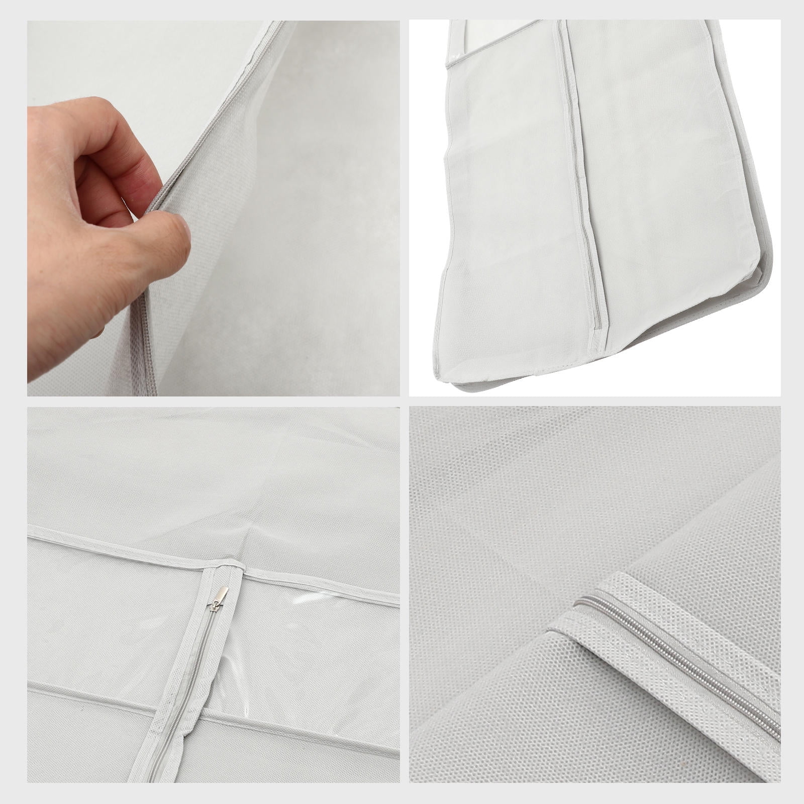 ROMANSENTIAL Garment Bag for Suit Garment Dustproof Bag Simple Design 3Pcs