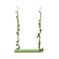 thumbnail image 3 of Percha para loros, jaula para periquitos, hamaca, juguete de ejercicio, percha de entrenamiento para pájaros verde, 3 of 9