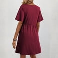 thumbnail image 4 of CIENVNSTG Women's Fashion Dress A-Line Spring Vogue New Dress Lightweight Versatile Party Dress, 4 of 5