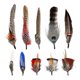 thumbnail image 1 of Plumas para sombreros, plumas surtidas, plumas para sombreros de vaquero, plumas para manualidades, plumas para fedora, decoración, centros de mesa, manualidades y accesorios., 1 of 5