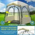 thumbnail image 4 of LILYPELLE Sport Tent with Removable Top Cover and Sealed Floor, Instant Weather Proof Pod for 4-6 People, Pop Up Bubble Clear View Tent, All Weather Shelter, 4 of 8