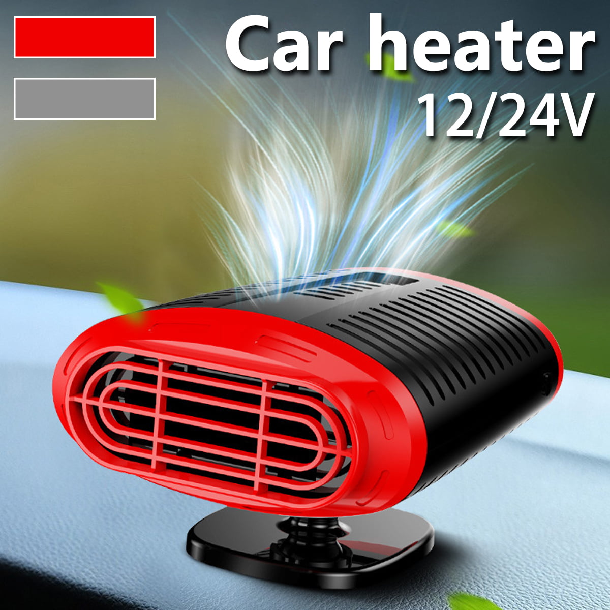 Car Heater Fan 150w 12V&24V Winter Car Heater Rotatable Windshield Automobile Defroster Defogg Fast Heating Office Heater 
