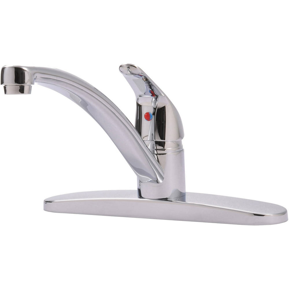 Ultra Faucets UF10200 Chrome SingleHandle Kitchen Faucet