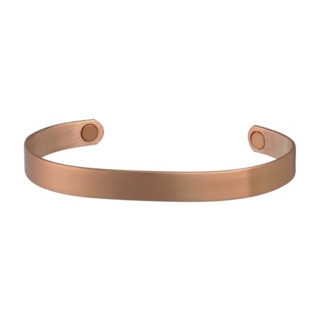 Jewelry Mens Womens Bracelet Brushed Magnetic Copper 504