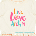 thumbnail image 4 of Inktastic Live Love Aloha Girls Toddler Dress, 4 of 5
