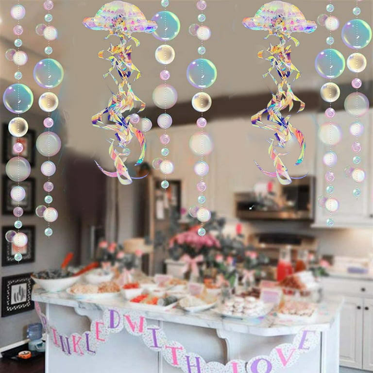 Under the Sea Party Decoration Hanging Jelly Fish Decor Mermaid Birthday  Party 