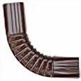 thumbnail image 3 of Near 90degree Gutter Elbow, Aluminum (3x4, Royal Brown), 3 of 4