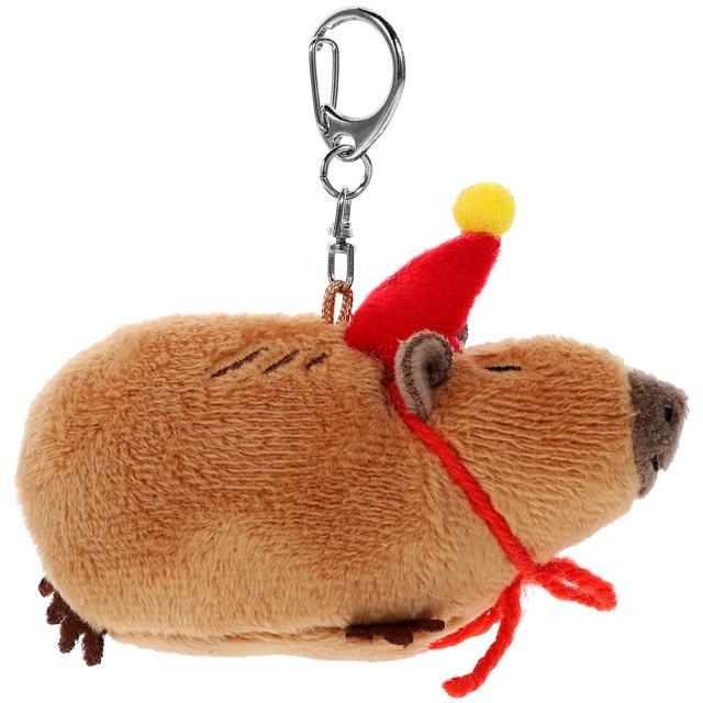 Llavero con colgante de conejillo de indias, colgante de conejillo de indias de peluche, mochila, colgante de conejillo de indias, adorno para bolso de peluche
