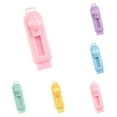thumbnail image 2 of Sliding Retractable Eraser, 5 Pcs Pencil Creative Stationery Retractable Rubber Stick Erasers, Pastel Erasers, Aesthetic Erasers with Plastic Sleeve, Expandable Eraser Cute Push Out Up Erasers, 2 of 7