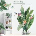 thumbnail image 2 of Green Banana Leafs Plant Pegatinas de pared removibles Calcomanías Inicio Afortunado Sencillez, 2 of 5