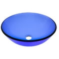 thumbnail image 4 of Miseno MNO-5208-PC Circular 16-1/2" Glass Bathroom Sink; Polished Chrome Drain, 4 of 7
