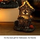 thumbnail image 5 of Horror Haunted Lit House Divertida Casa De Halloween Estatua Casa De Resina De Halloween Con Estatua De Casa De Resina Ligera Decoración Decorativa De Halloween Para Escritorio Monstrate HA027980-02, 5 of 7