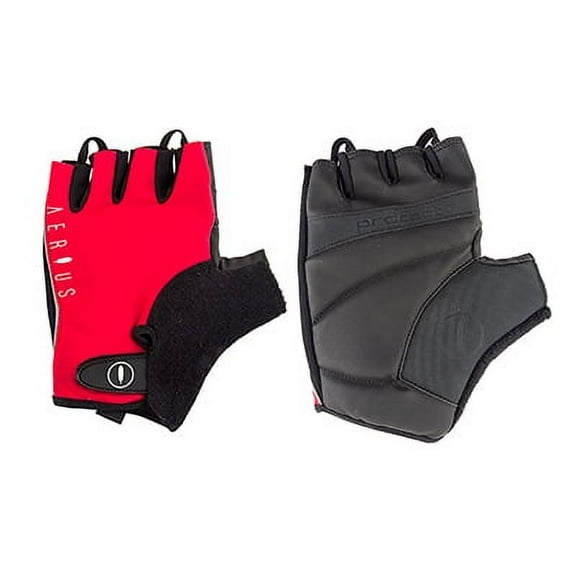 Aerius Classic Glove Red MD Unisex Fingerless