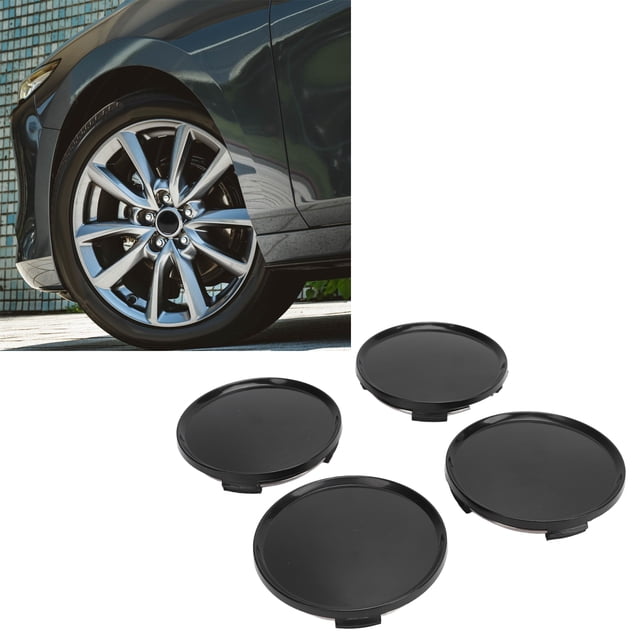 Wheel Hub Center , Protective 63mm Car Rim Hub Center with Metal Clamp for Vehicle