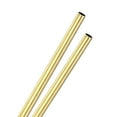 thumbnail image 1 of Tubo redondo de latón Uxcell de 2 piezas de 300 mm, 9 mm ID 10 mm OD, tubería de acero inoxidable sin costura para construcción/mecanizado/manualidades, 1 of 7
