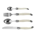thumbnail image 4 of Cubiertos de acero inoxidable, utensilios para comer, utensilios para servir comida, cubiertos elegantes, vajilla para restaurante de Navidad, fiesta , Conjunto B perfecl postre cucharas tenedores, 4 of 8