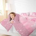 thumbnail image 4 of Castle Fairy Monogram T 3pc Full Bedding: Gradient Glitter Print, Dreamy Princess, 4 of 8