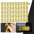 JENIKR 5 Sets 09 Reflective Mailbox Numbers Sticker Decal Die Cut