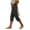 Black, variant on MLCDZ Capris Jeans for Women High Waisted Trendy Pull On Elastic Waist Split Hem Skinny Stretchy Denim Capri Pants with Multiple Pockets Beach Travel Capris