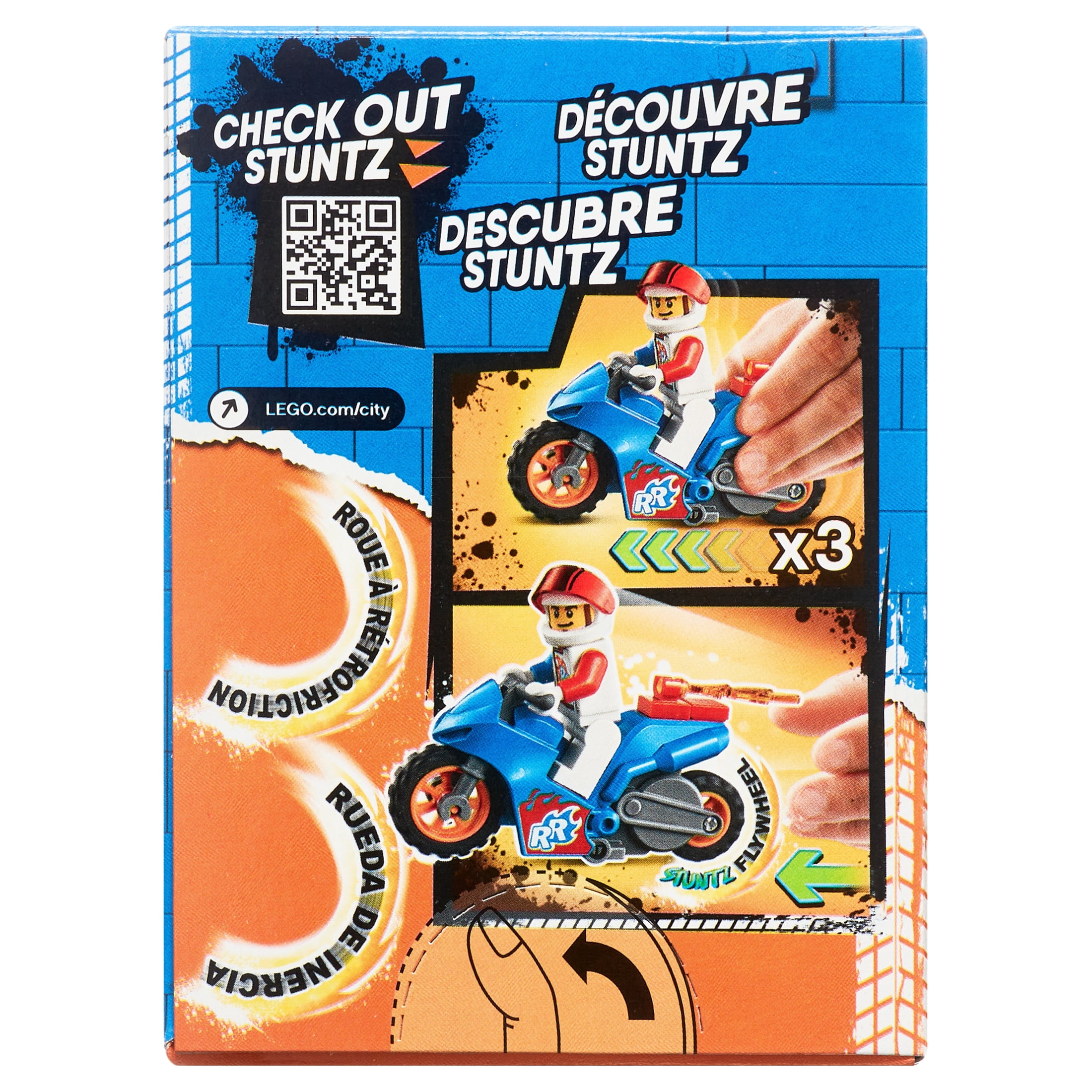 (2 pack) LEGO City Stuntz Rocket Stunt Bike 60298