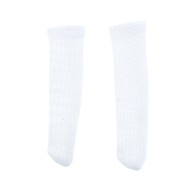 Figura 1/12 Medias Ropa en miniatura Ropa para muñecas masculinas y femeninas para muñecas de 6" Blanco