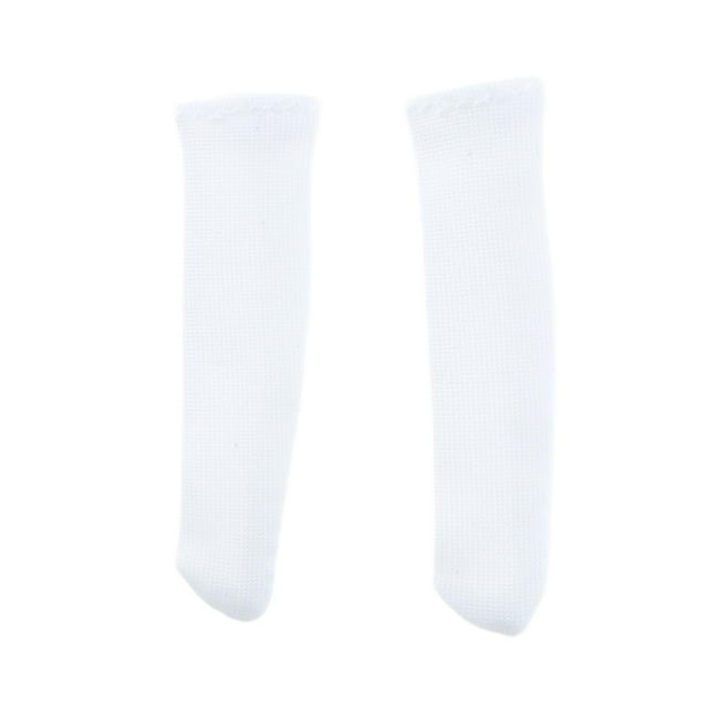 Figura a escala 1:12, calcetines, disfraz, ropa de muñeca, juguete para vestido de 6 pulgadas Blanco