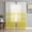Yellow, variant on Sheer Curtains 54 Inch Length 2 Panels Set for Kitchen, Beige White Stripes Semi Sheer Curtains for Windows, Farmhouse Modern Gradient Lines Voile Window Treatments Rod Pocket Curtain