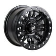 thumbnail image 6 of (4 Pack) 4/156 Tusk Aluminum Nebo Beadlock Wheel 14x7 5.0 + 2.0 Matte Black for Kawasaki Mule Pro-Fxt Eps 2015-2022, 6 of 8