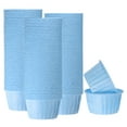 thumbnail image 1 of 150pcs 3.5oz Moldes para Magdalenas de Papel de Tamaño Estándar Envoltorios Antiadherentes Desechables para Bodas Cumpleaños Navidad Postres Azul, 1 of 6
