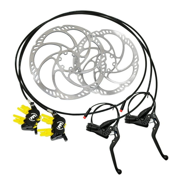 Magura MT5e E-Brake 4-Piston Hydraulic Disc Brake Set w/ 180&203mm Rotor (F R) #MG2600