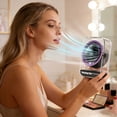 thumbnail image 4 of EGNMCR Fan, Ceiling Fan, Desk Fan, Portable Fan Smart Circulating Desktop Fan For Home And Office Use Portable Chargable Tabletop Fan 100 Gear Portable Fan Charging fan, 4 of 9