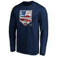 thumbnail image 2 of Men's Navy Los Angeles Kings Banner Wave Logo Long Sleeve T-Shirt, 2 of 3