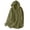4-Army Green, variant on Craaazy Shirts for Women Cotton Linen Long Sleeve Solid Hoodies Button Summer Beach Tops Gifts for Women