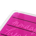 thumbnail image 6 of Viztex Glacier Magnetic Glass Dry Erase Board Soft Violet Jet Black 17x23 inch, 6 of 9