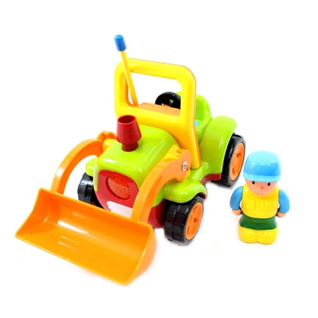 4  Cartoon RC Construction Truck Remote Control Toy for Toddlers Play Vehicle
